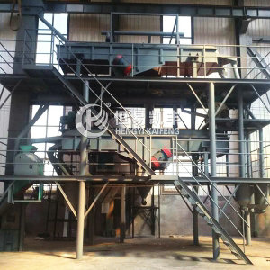 煤質活性炭破碎篩分系統